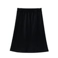 thumbnail image 1 of WOYY Big Girls Pleated Skirt Casual Elastic Waist Knee-Length Skirt, Sizes 3-10, 1 of 4