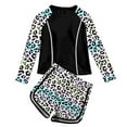 thumbnail image 1 of WOYY Big Girls Rash Guard Swimsuits 2 Piece Bathing Suit Upf 50+ Summer Swimwear, 1 of 4
