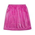 thumbnail image 1 of WOYY Big Girls Sequin Performance Dance Skirt Elastic Waist A Line Skirt, Sizes 3-14, 1 of 6