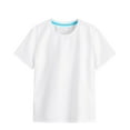 thumbnail image 1 of WOYY Big Girls Short Sleeved Plain T Shirt Breathable Casual Solid T-Shirt,White, 1 of 3