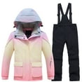 thumbnail image 1 of WOYY Big Girls Snowsuit Winter Windproof Thermal Jacket Overalls Ski Suit, Sizes 7-8, 1 of 4