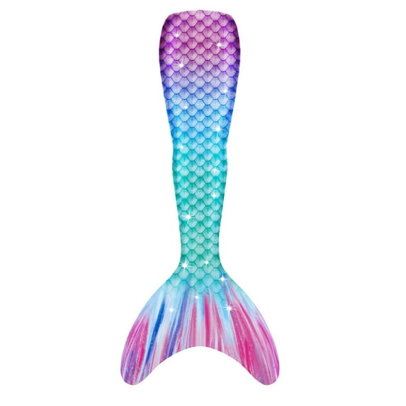 WOYY Big Girls Swimwear Fish Tail Skirt, Sizes 4-13