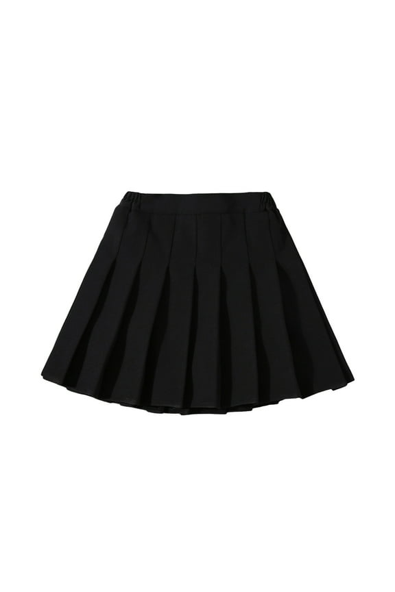 Big Girls Tennis Pleated Skirt Casual High Waist A-Line Skirt, Sizes 3-16