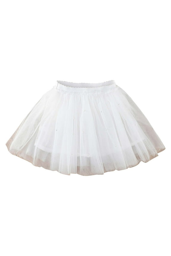 Big Girls Summer Tutu Skirt High Waisted Mesh Tulle Skirt Petticoat, Sizes 8-9