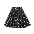 thumbnail image 1 of WOYY Big Girls Vintage Polka Dots Skirt Cotton A-Line Skirt, Sizes 5-8, 1 of 3