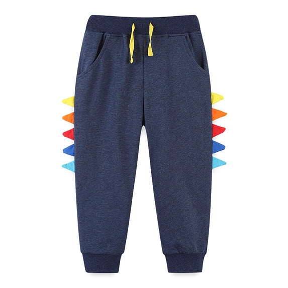 WOYY Bigs Boys Casual Sweatpants Elastic Waist Drawstring Sports Pants Spring Fall Trousers