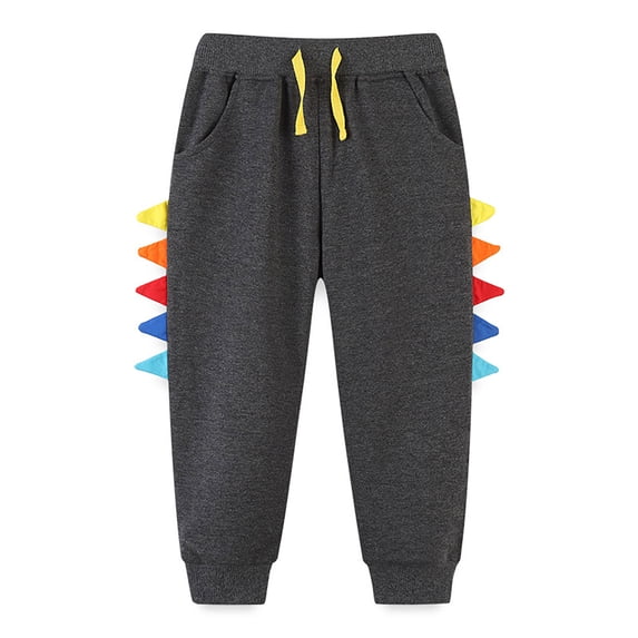 WOYY Bigs Boys Casual Sweatpants Elastic Waist Drawstring Sports Pants Spring Fall Trousers
