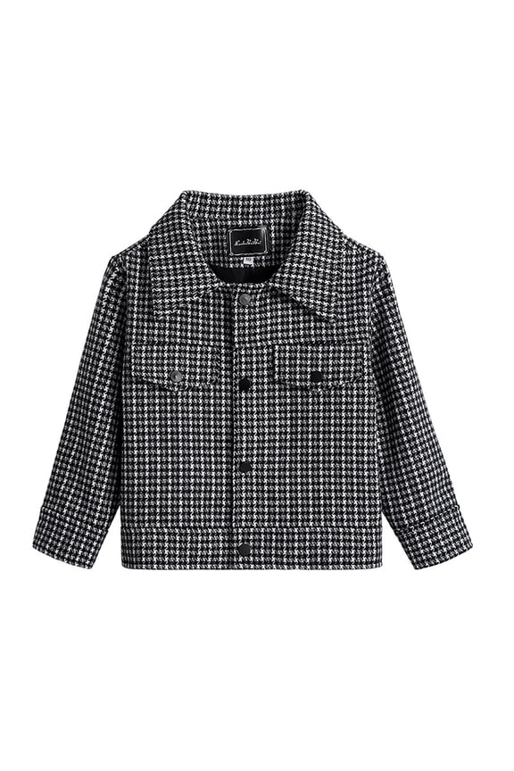 Boy's Suit Blazer Autumn Solid Lapel Single Jacket Casual Suit Coat
