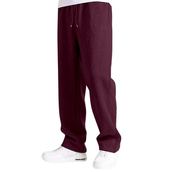 WOYY Boys Baggy Sweatpants Unisex Drawstring Straight Leg Jogger Pants, Sizes 11-12
