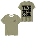 thumbnail image 1 of WOYY Boys Casual Letter Print T-Shirt Round Neck Short Sleeved T Shirt Children's Tee, Sizes 1-13, 1 of 4