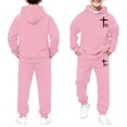 thumbnail image 1 of WOYY Boys Casual Tracksuit Pullover Hoodie Sweatpants Outfits Fashion Kids Clothes, Sizes 3-13, 1 of 4