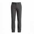 thumbnail image 1 of WOYY Boys Dress Pants Straight Fit Mid Rise Uniform Pants Stretch Formal Trousers, 1 of 3