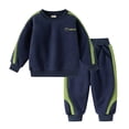 thumbnail image 1 of WOYY Boys Tracksuit Casual Soft Cozy Pullover Sweatshirt Sweatpants Outfits Children's Clothes Sets, Sizes 2-8, 1 of 6