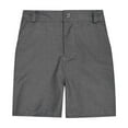 thumbnail image 1 of WOYY Boys Formal Dress Shorts Mid Rise Stretch Chino Shorts Uniform Shorts, Sizes 3-18, 1 of 4