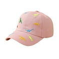 thumbnail image 1 of WOYY Boys Girls Baseball Cap Dinosaur Embroidery Snapback Hat Cotton Unisex Sun Hat, 1 of 7