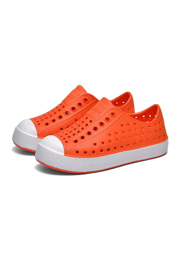 Boys Girls Hollow Out Beach Shoes Unisex Kid's Slip On Sneaker Slide Sandals