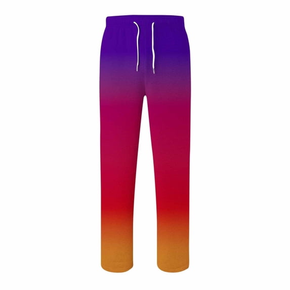 WOYY Boys Gradient Sweatpants Casual Athletic Baggy Jogger Pants Kids Trousers, Sizes 4-15