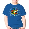 thumbnail image 1 of WOYY Boys Graphic T-Shirt Short Sleeve Crew Neck Tshirt Summer Casual Tee, Blue, 1 of 3