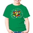 thumbnail image 1 of WOYY Boys Graphic T-Shirt Short Sleeve Crew Neck Tshirt Summer Casual Tee, Green, 1 of 3