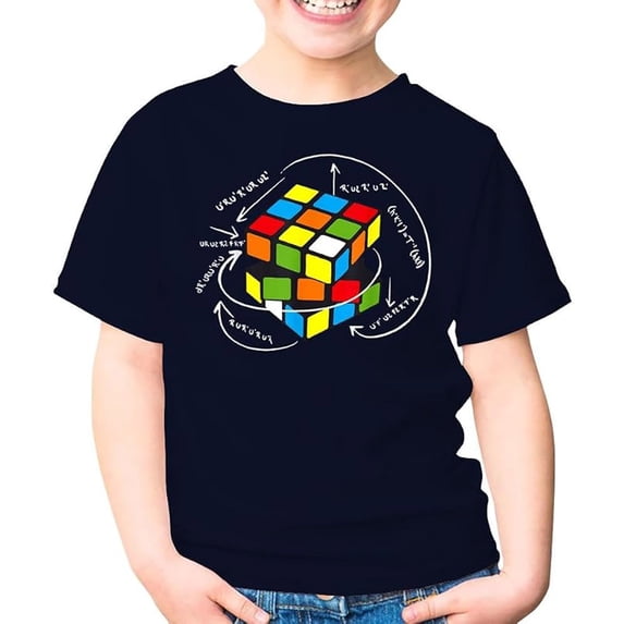 WOYY Boys Graphic T-Shirt Short Sleeve Crew Neck Tshirt Summer Casual Tee, Navy