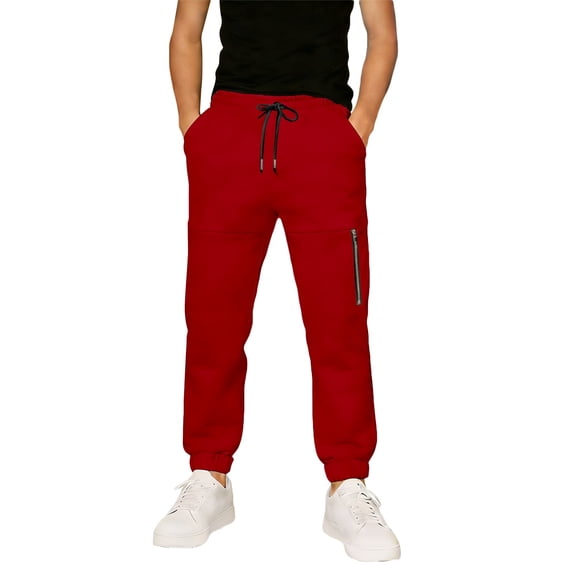 WOYY Boys Jogger Pants Sports Sweatpants Kids Casual Athletic Joggers, Sizes 11-12