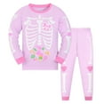 thumbnail image 1 of WOYY Boys Pajamas Halloween Sleepwear Set Kids Snug Fit Long Sleeve Top Pants, Sizes 2-10, 1 of 2