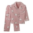 thumbnail image 1 of WOYY Boys Pajamas Pants Set Long Sleeve Button Down Shirt Pants PJs Loungewear, Sizes 1-12, 1 of 3