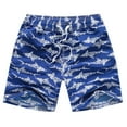 thumbnail image 1 of WOYY Boys Quick Drying Board Shorts Elastic Waist Drawstring Swim Trunks, Sizes 3-14, 1 of 4