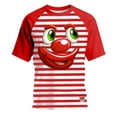 thumbnail image 1 of WOYY Boys Striped Clown T-Shirt Casual Short Sleeve Crew Neck T Shirt Summer Tee, Sizes 1-13, 1 of 4