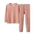 thumbnail image 1 of WOYY Boys Thermal Underwear Set Base Layer Long Sleeve Top Pants Sleepwear Set Kids 2Pcs Set, Sizes 4-5, 1 of 2