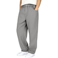 thumbnail image 1 of WOYY Boys Uniform Pants Pull-On Stretch Straight Leg School Pants Casual Trousers, 1 of 6