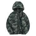 thumbnail image 1 of WOYY Boys Windbreaker Cartoon Print Lightweight Cardigan Coat with Hood Outerwear, 1 of 3