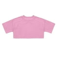 thumbnail image 1 of WOYY Crop Tops for Girls Short Sleeve T-Shirt Solid Color Summer Casual Tee, Sizes 10-16, 1 of 3