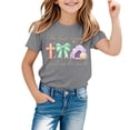 thumbnail image 1 of WOYY Easter Graphic Tees for Kids Boys Girls Cute Short Sleeve Crew Neck T-Shirt, Sizes 1-13, 1 of 4