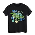 thumbnail image 1 of WOYY Easter T Shirt for Girls Dinosaur Print Short Sleeve T-Shirt Summer Casual Tee Shirt, 1 of 3
