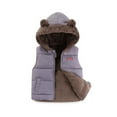 thumbnail image 1 of WOYY Vest for Boys Girls Bear Ears Hooded Sleeveless Jacket Winter Outerwear Vest, 1 of 3