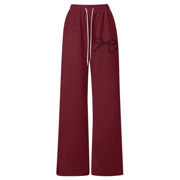 WOYY Girls Athletic Sweatpants Casual Straight Leg Sweat Pants with Drawstring, Sizes 4-13
