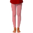 thumbnail image 1 of WOYY Girls Casual Athletic Leggings Pants Carnival Stripe Tights Stretch Pants, Sizes 3-14, 1 of 3