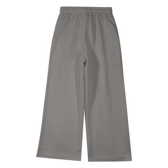 WOYY Girls Casual Straight Leg Sweatpants Solid Basic Jogger Pants, Sizes 10-12