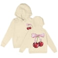 thumbnail image 1 of WOYY Girls Cute Hoodie Cherry Bow Graphic Long Sleeve Pullover Sweatshirt Top, Sizes 1-14, 1 of 4