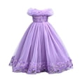 thumbnail image 1 of WOYY Girls Formal Wedding Pageant Party Dress Tulle Birthday Princess Dress, Purple, Sizes 3-12, 1 of 8