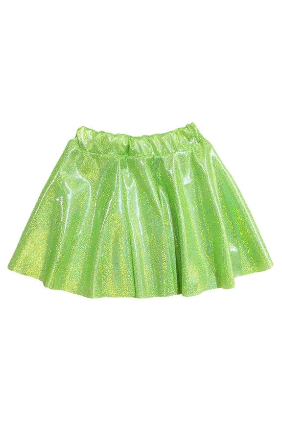 Kids Girls Holiday Party Skirt Carnival Dance Performance Skirt