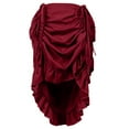 thumbnail image 1 of WOYY Girls Gothic Ruffled Drawstring Layered Irregular Retro Skirt, Sizes 14-18, 1 of 4