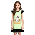 thumbnail image 1 of WOYY Girls Halloween Cute Nightgown Loose Cartoon Ruffle Nightdress Sleepwear, Sizes 3-10, 1 of 3