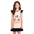 thumbnail image 1 of WOYY Girls Halloween Cute Nightgown Loose Cartoon Ruffle Nightdress Sleepwear, Sizes 3-10, 1 of 3