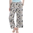 thumbnail image 1 of WOYY Girls Halloween Pajama Pants Allover Print Soft Elastic Waist Sleep Pants, Sizes 3-14, 1 of 3