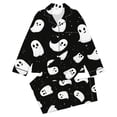 thumbnail image 1 of WOYY Girls Halloween Pajamas Ghost Print Long Sleeve Top Pants PJs Sleepwear, Sizes 3-14, 1 of 4