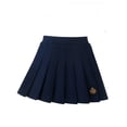 thumbnail image 1 of WOYY Girls High Rise Pleated Skirt School A Line Skirts with Built-In Shorts, Navy, Sizes 3-12, 1 of 5