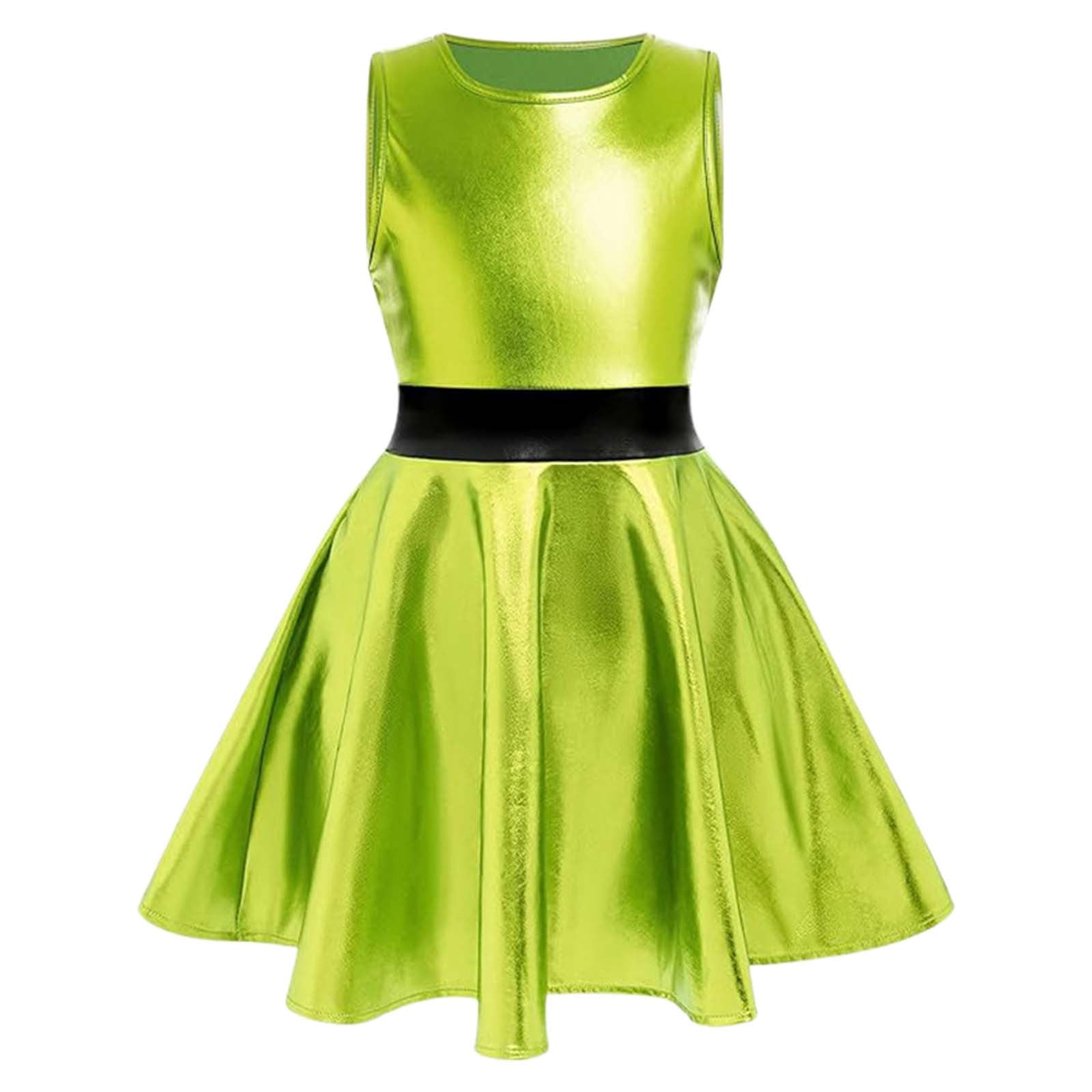 green printed wrap dress Leaf Print Sustainable Silk Wrap Dress in Green main image 1