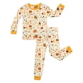 thumbnail image 1 of WOYY Girls Pajamas Halloween Allover Print Long Sleeve Top Pants Sleepwear Set, Sizes 2-10, 1 of 4
